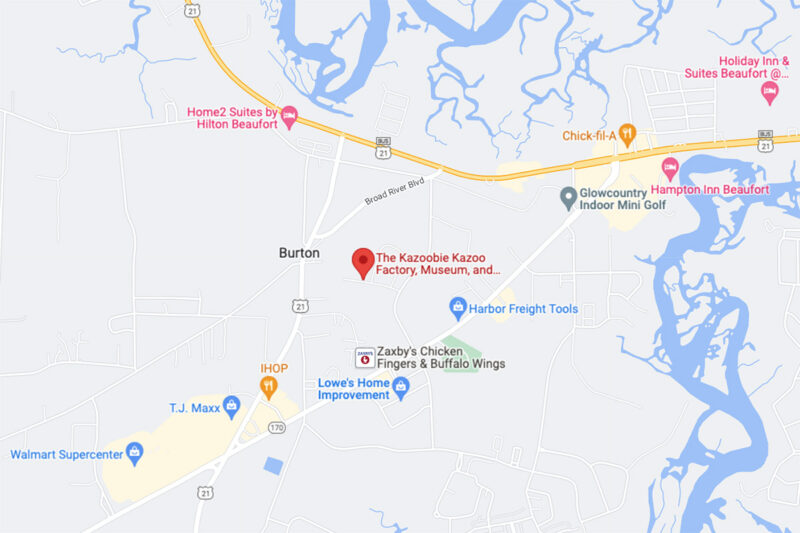 The Kazoo Museum & Factory Beaufort, SC